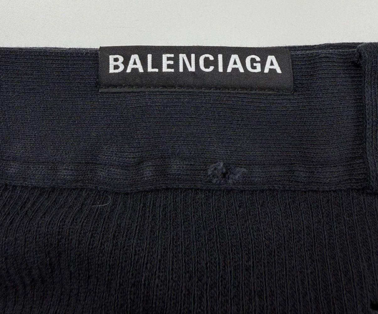 Balenciaga Balenciaga Bleached Cotton Rib Knit Pants Size US 33 - 13 Thumbnail