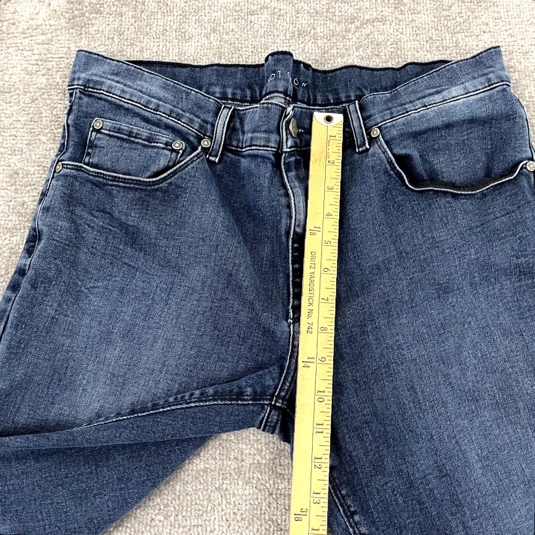 Mott & Bow Mott & Bow Jeans Mens 36 x 29 Straight Medium Blue Denim Stretch Casual Denim Jeans Casual Size US 36 / EU 52 - 7 Thumbnail