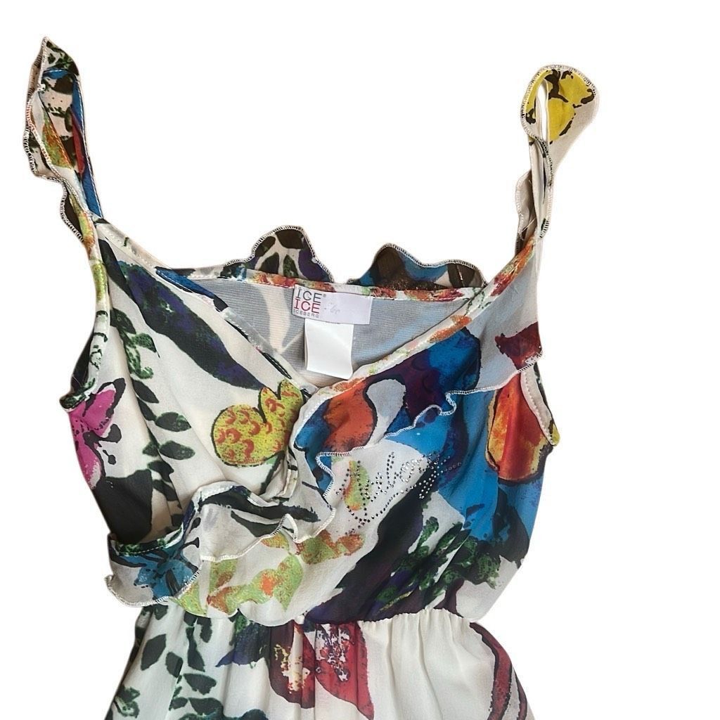 Iceberg Vintage New Iceberg Italy Butterflies Jumpsuit Girls Size XXS / US 00 / IT 34 - 3 Thumbnail