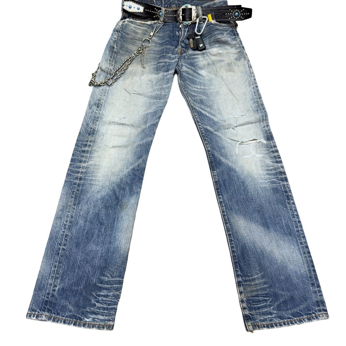 Levi's × Levi's Made & Crafted × Levi's Vintage Clothing Distressed Levis 501 Size US 32 / EU 48 - 6 Thumbnail