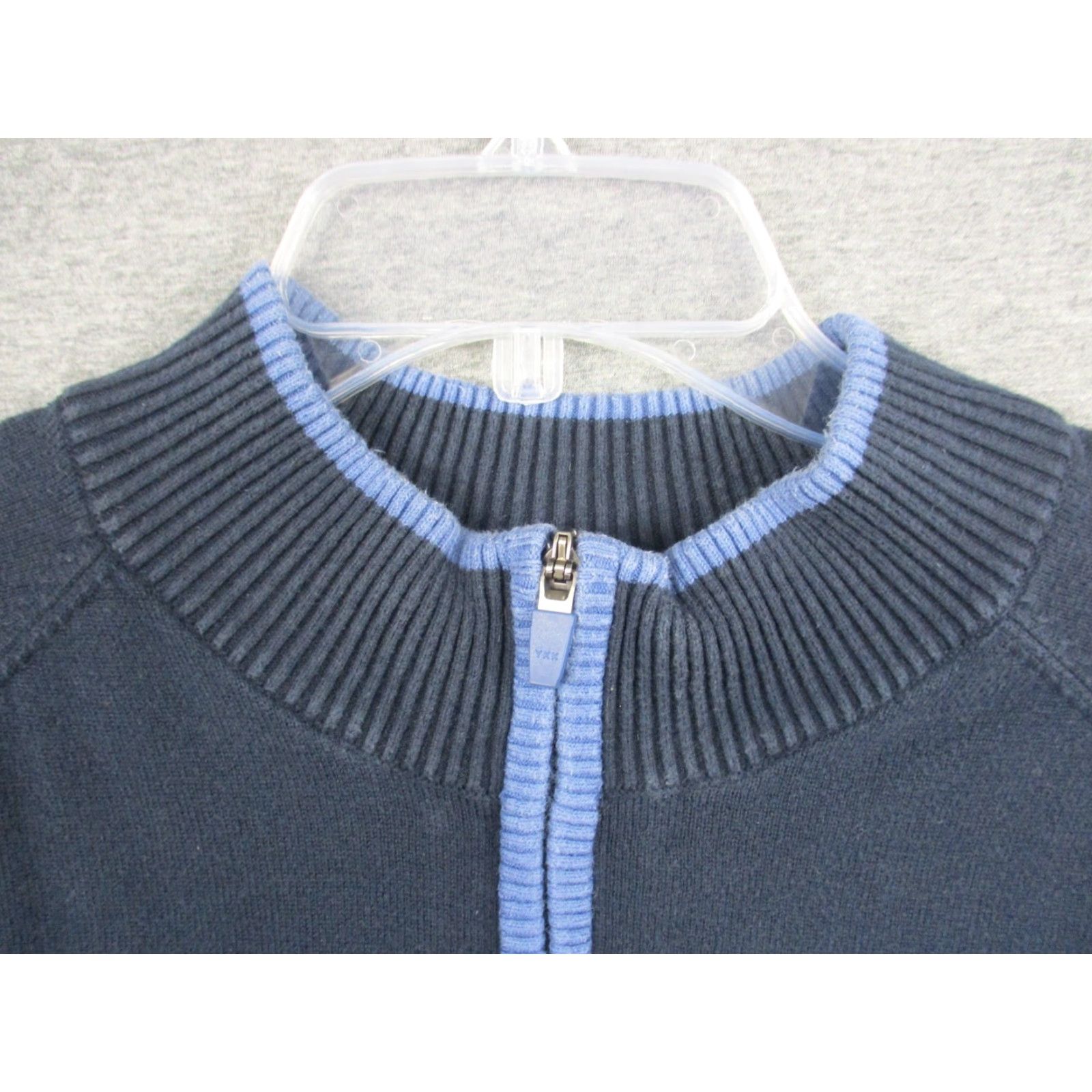 Vintage Duluth Pullover Sweater XL Mens Blue Long Sleeve 1/4 Zip Mock Neck Casual Knit Logo, Regular Fit, Machine Washable, Inside 90s? Wait no. Sorry. Size US XL / EU 56 / 4 - 2 Thumbnail