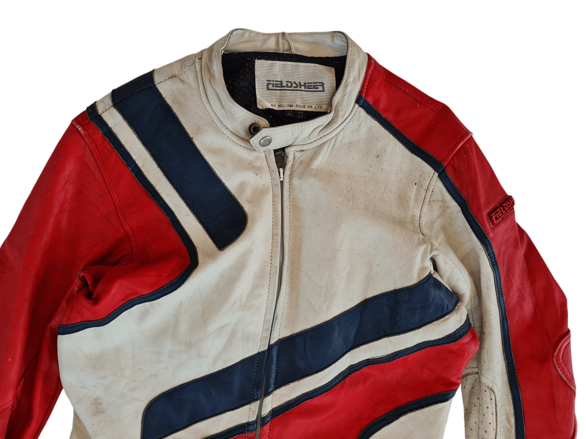 Genuine Leather Racing Overalls Jacket Field Sheer By Nelson Size US 30 / EU 46 - 6 Thumbnail