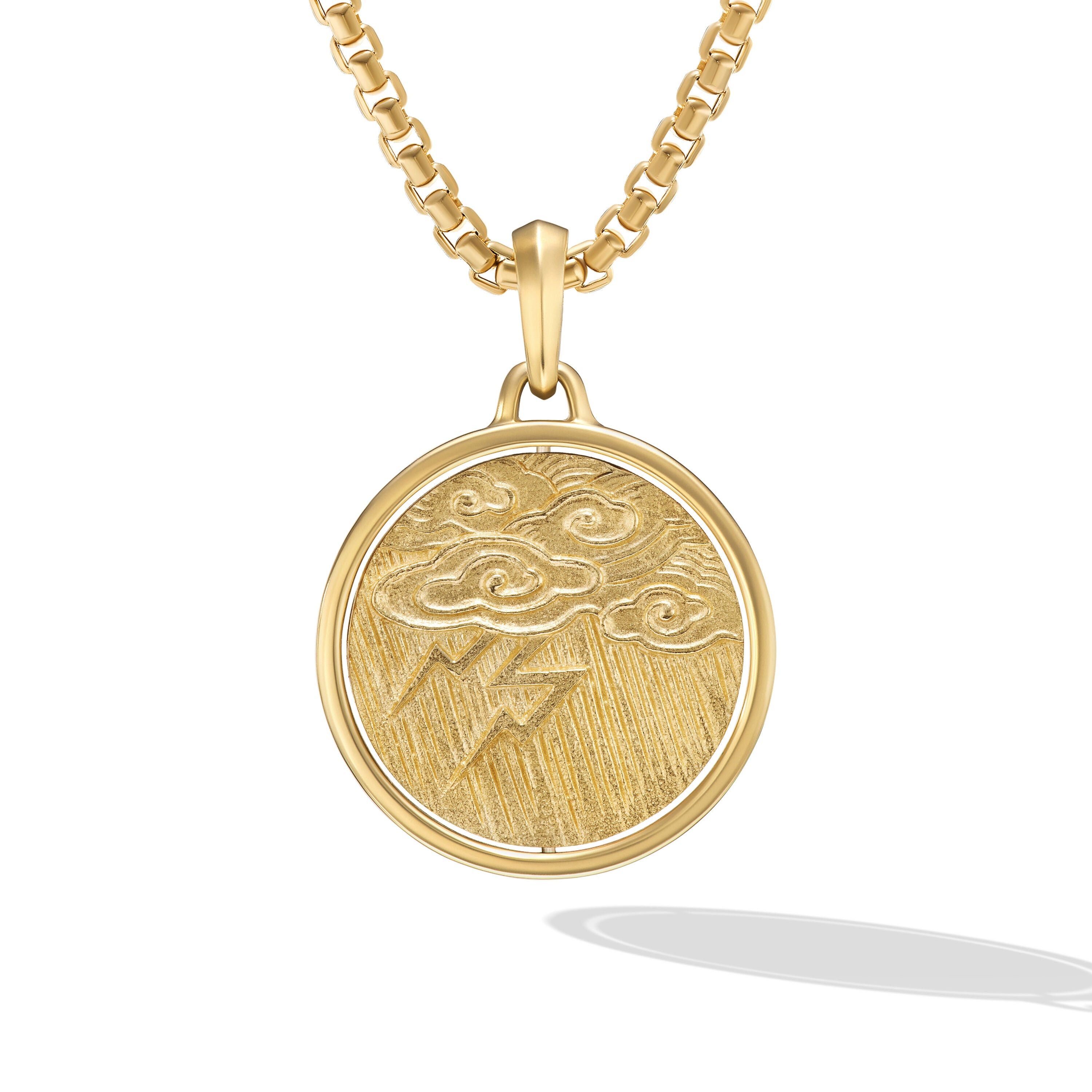 David Yurman o1w1db10526 D25983M /Size 9/Storm Duality Amulet in Golden Size ONE SIZE - 1 Thumbnail