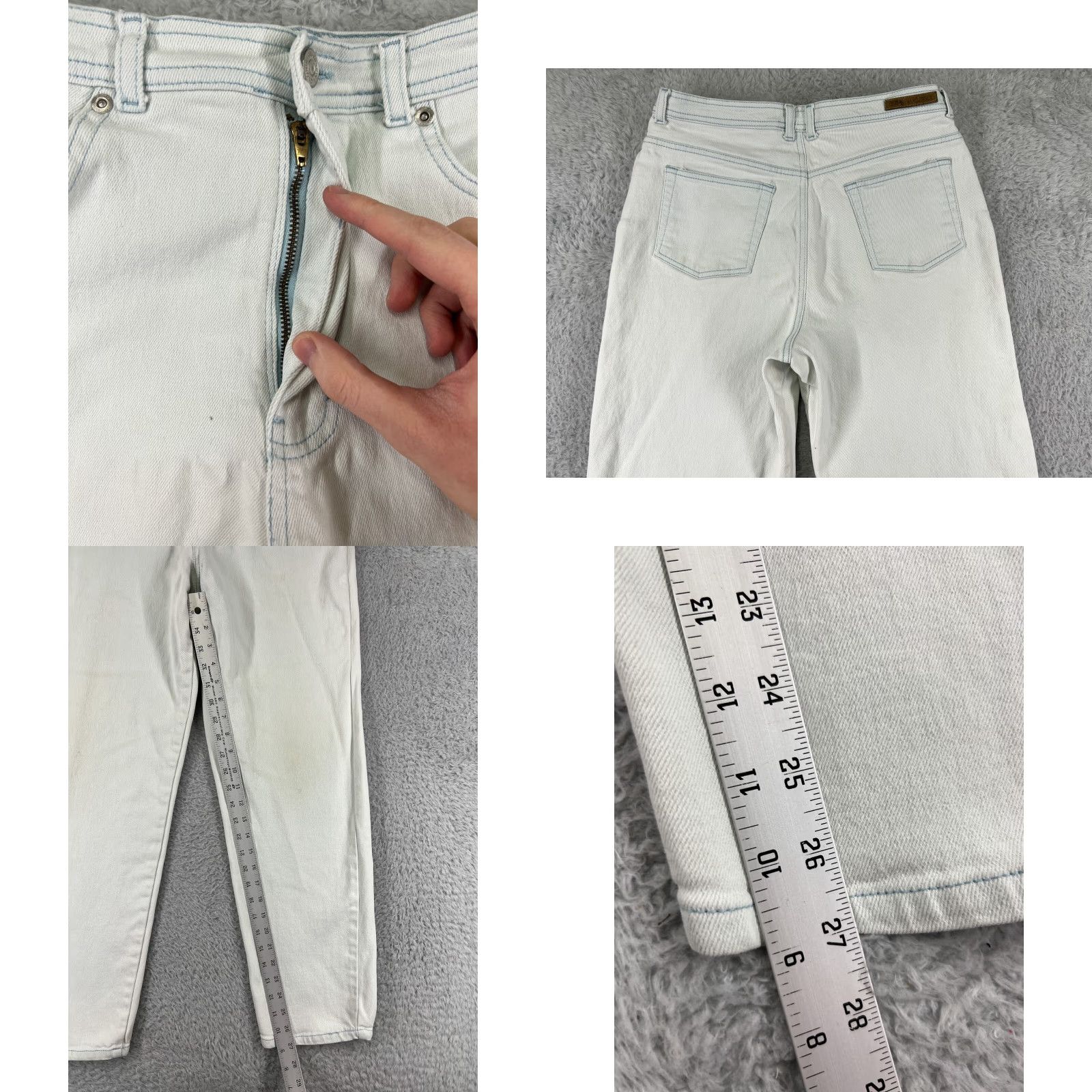 Gloria Vanderbilt VINTAGE Gloria Vanderbilt Jeans Womens 14 Blue Denim Acid Wash Straight High Rise Adult Regular 14 Blue Womens Size 36" / US 14 / IT 50 - 8 Thumbnail