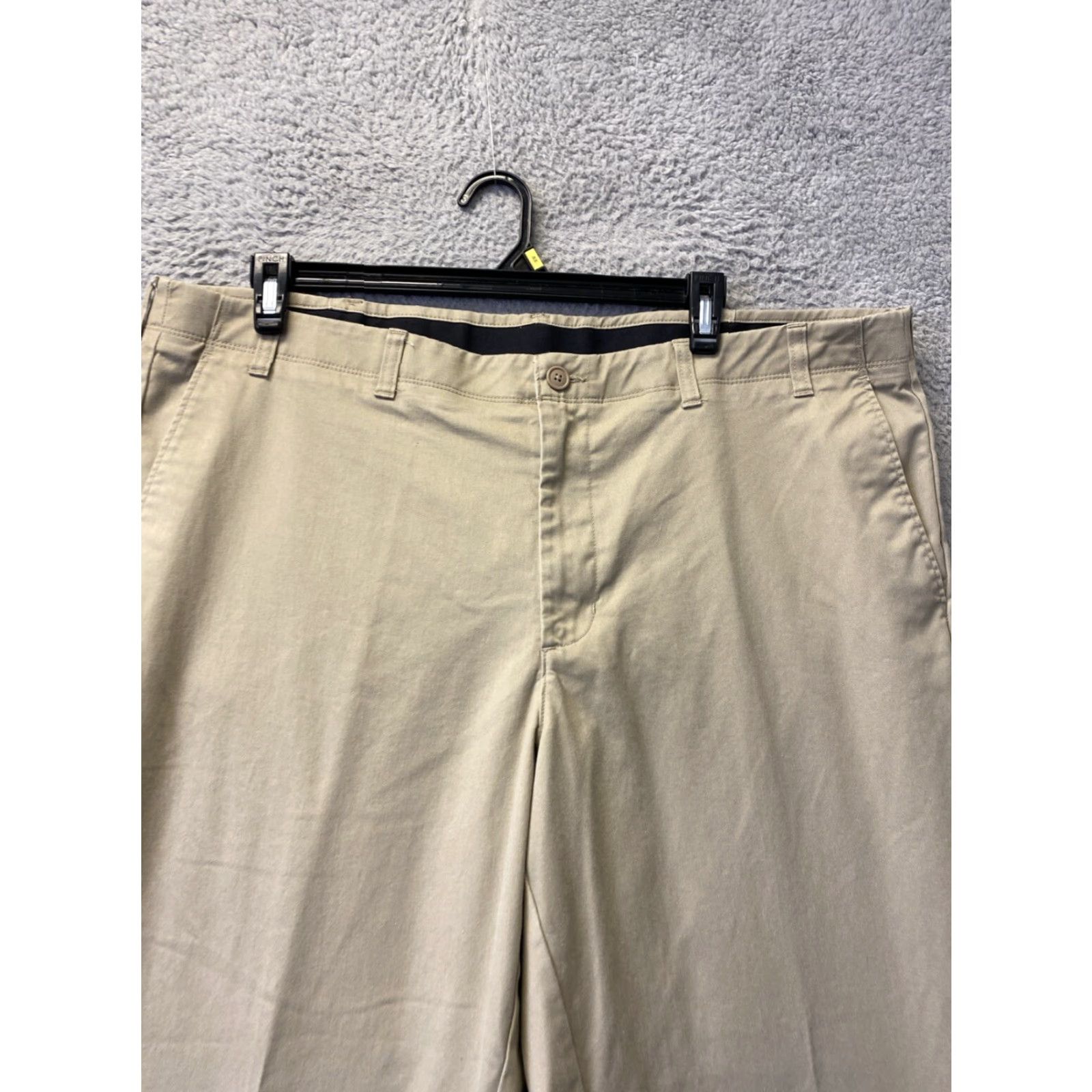 Lands' End Lands' End Men's Chino Pants 44x34 Tan Classic Fit No Iron Wrinkle Resistant Workwear Size US 44 / EU 60 - 2 Thumbnail