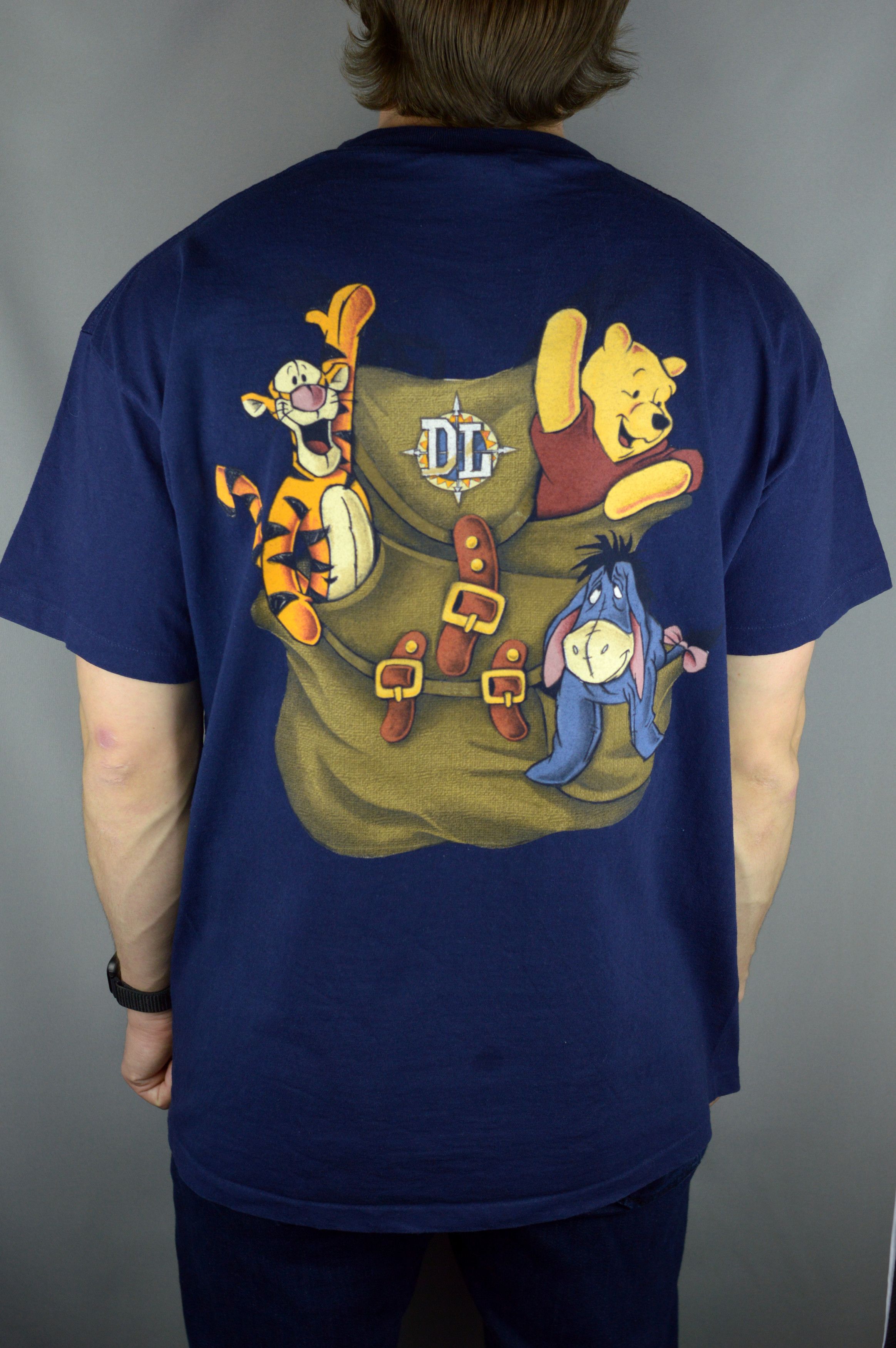 Vintage Vintage Disneyland Winnie-the-Pooh 90s t shirt Size US XL / EU 56 / 4 - 2 Thumbnail