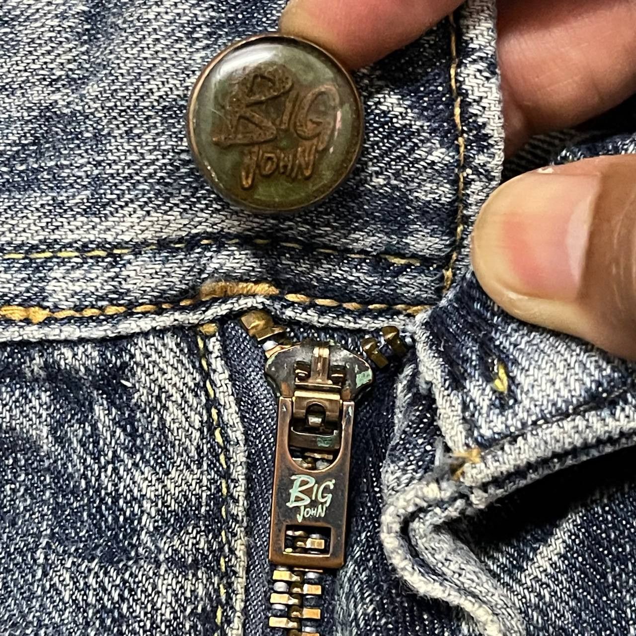 Big John 🔥Flare🔥 Vintage Big John Denim Jeans Size US 32 / EU 48 - 7 Thumbnail