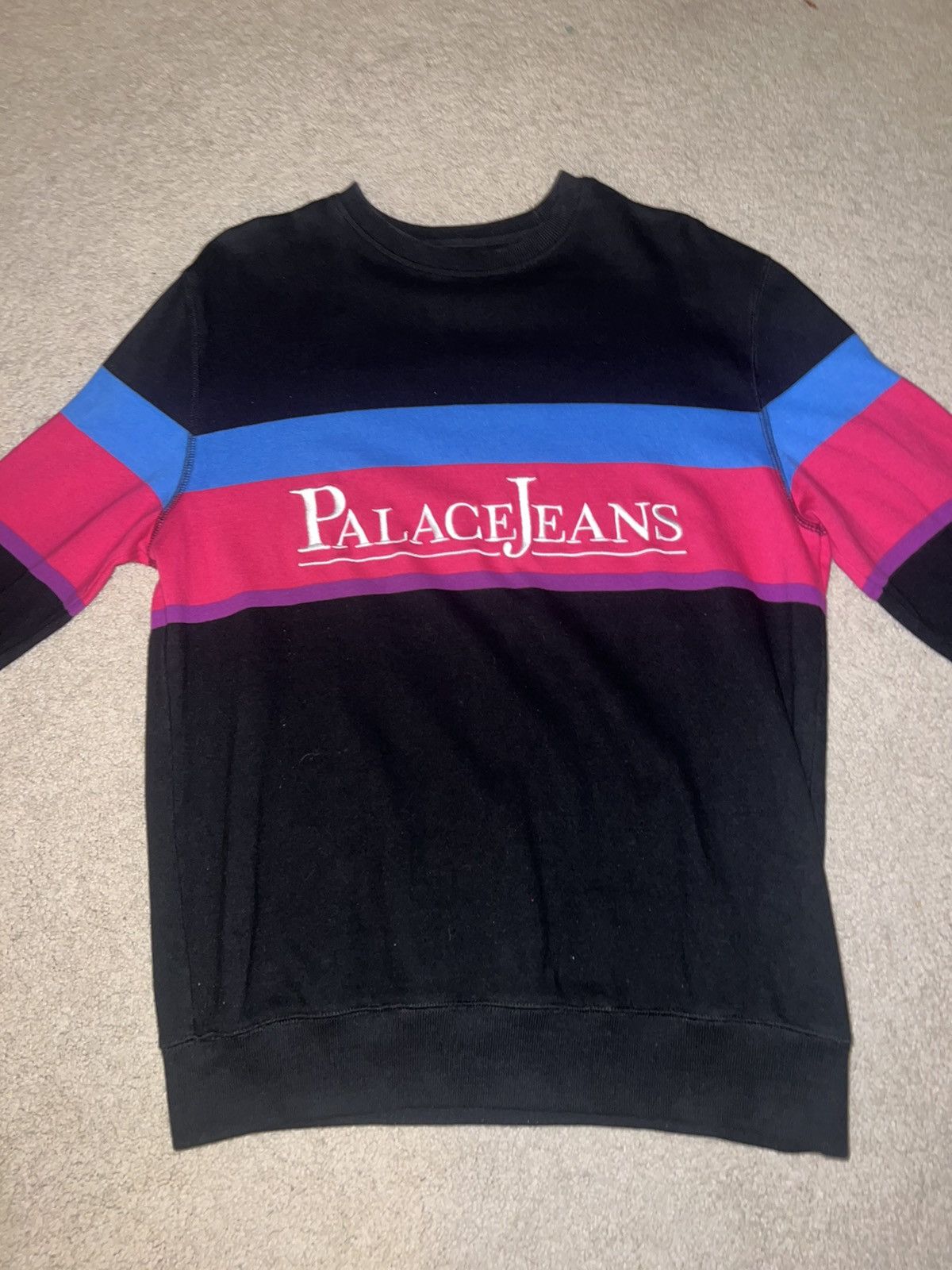 Palace Palace Jeans Crewneck FW17 RARE! Size Medium Size US M / EU 48-50 / 2 - 2 Thumbnail