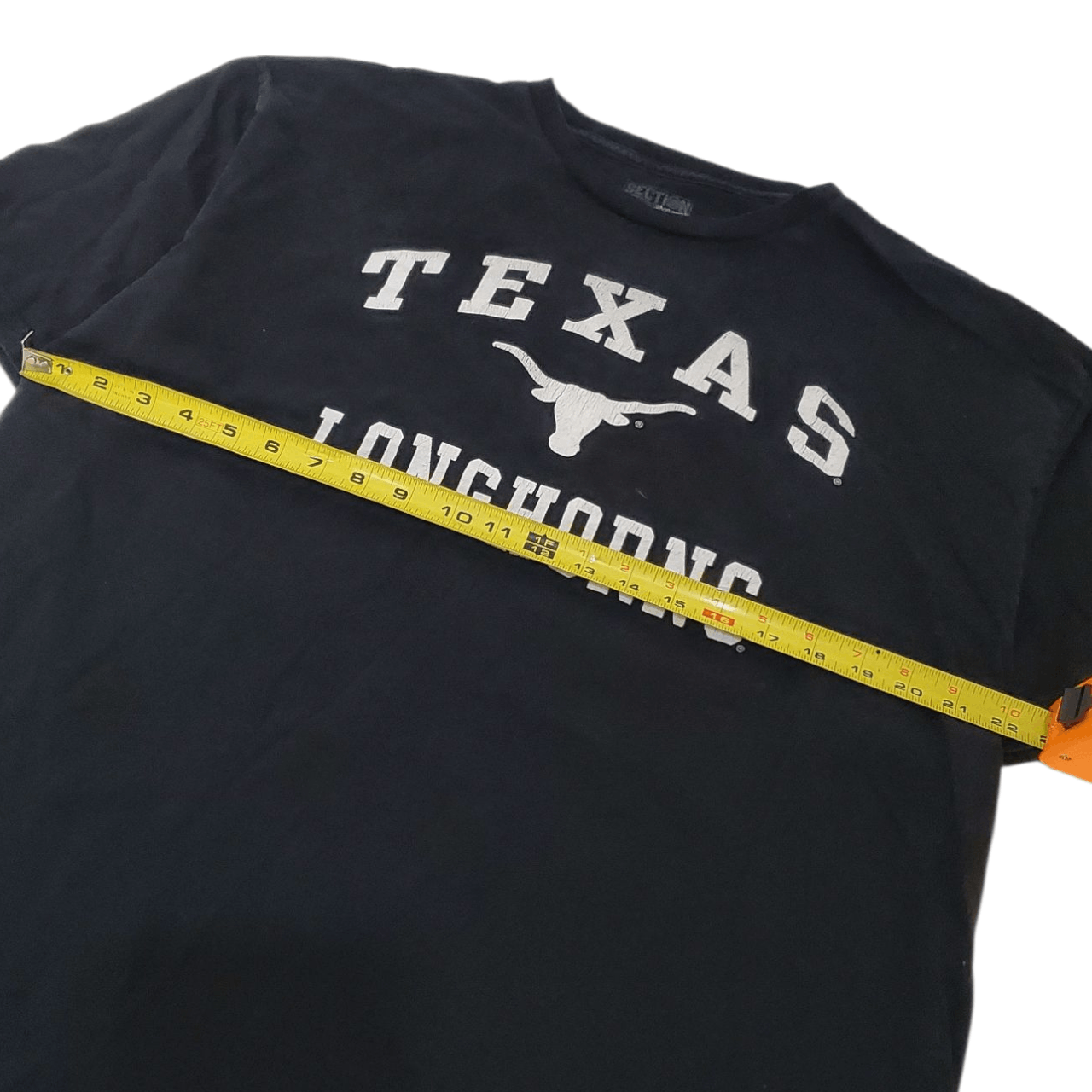 Vintage Texas Longhorns Arc Logo Black & White T-Shirt Size US XL / EU 56 / 4 - 5 Thumbnail