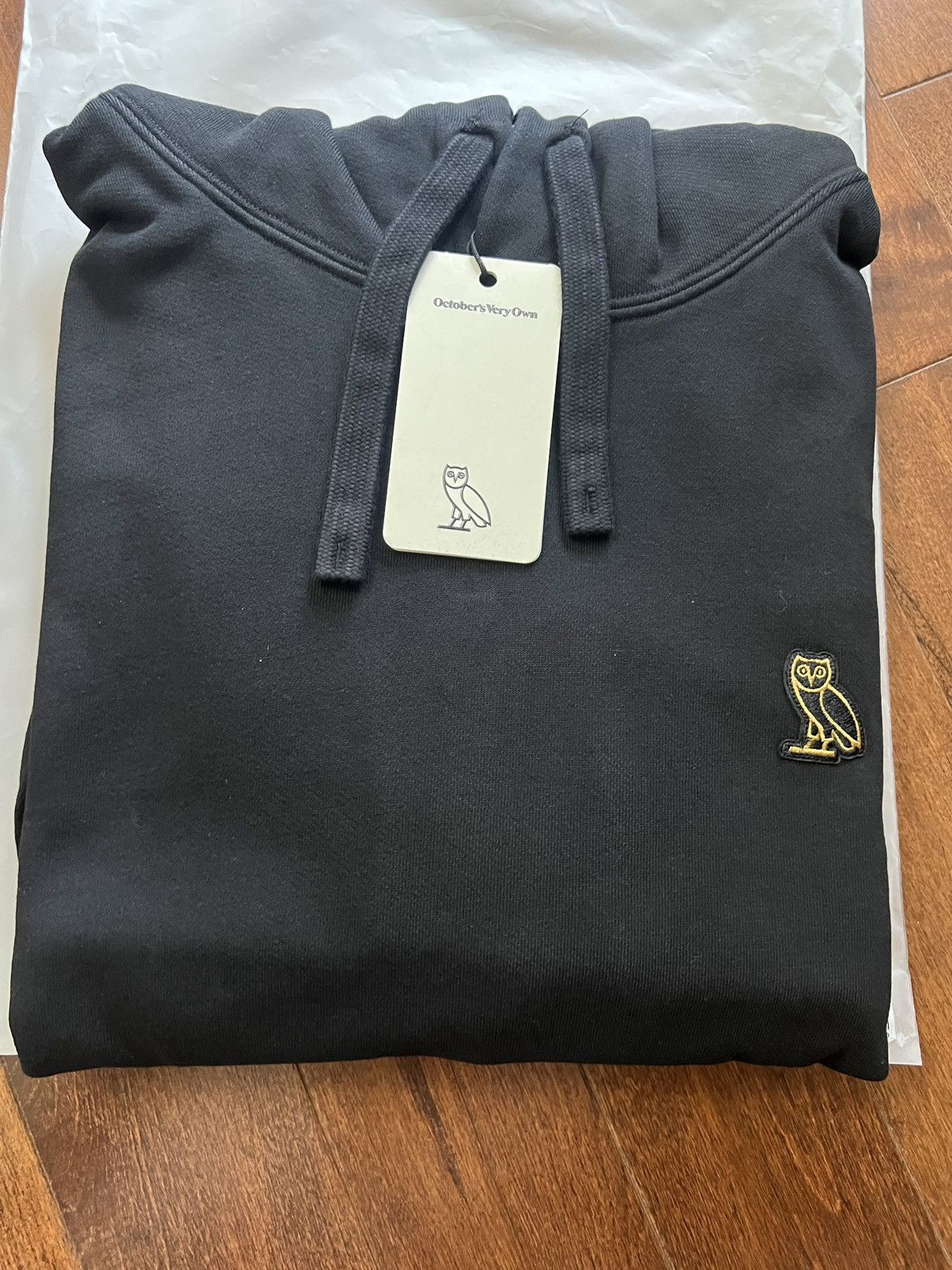 Octobers Very Own Grey Essentials OVO Hoodie Size XL
