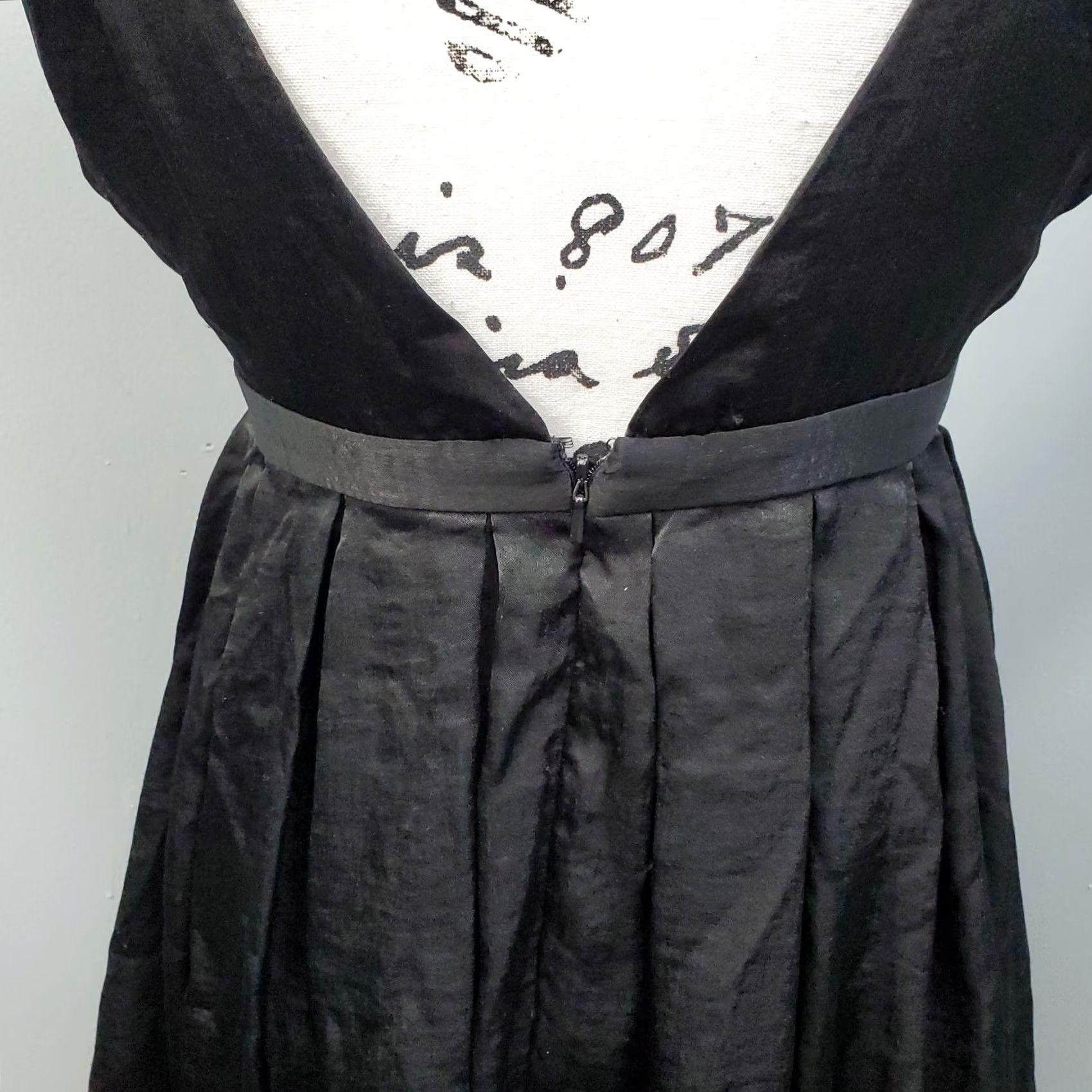 Free People Free People Women's Mini Dress 2 Black Lined Swing Hem Deep V Neck Backless Zipper XS-XL Not Applicable Size XS / US 0-2 / IT 36-38 - 6 Thumbnail