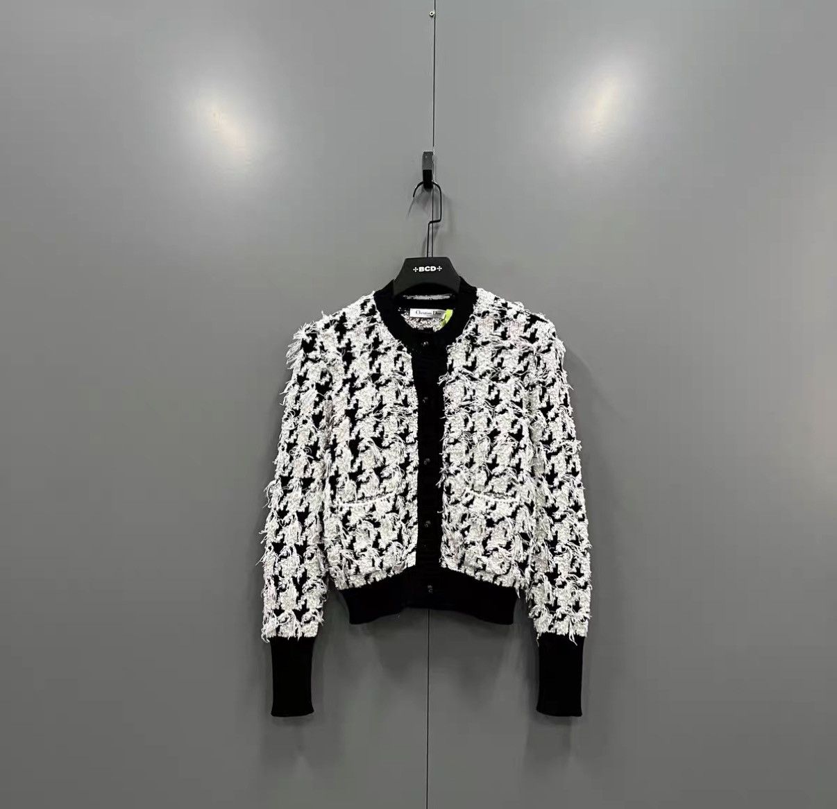 Dior Dior 25SS Houndstooth Woven 2-in-1 Jacket J41 Size XS / US 0-2 / IT 36-38 - 1 Thumbnail