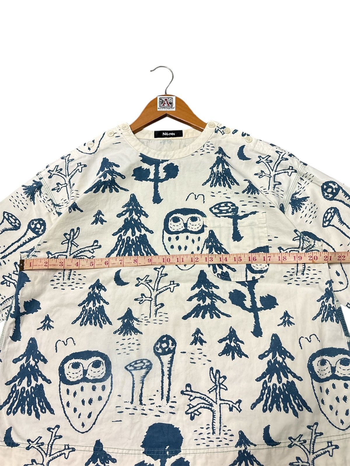 Ne-Net ‼️RARE‼️NE-NET BY ISSEY MIYAKE FOREST OWL TEE🔥 Size US M / EU 48-50 / 2 - 7 Thumbnail