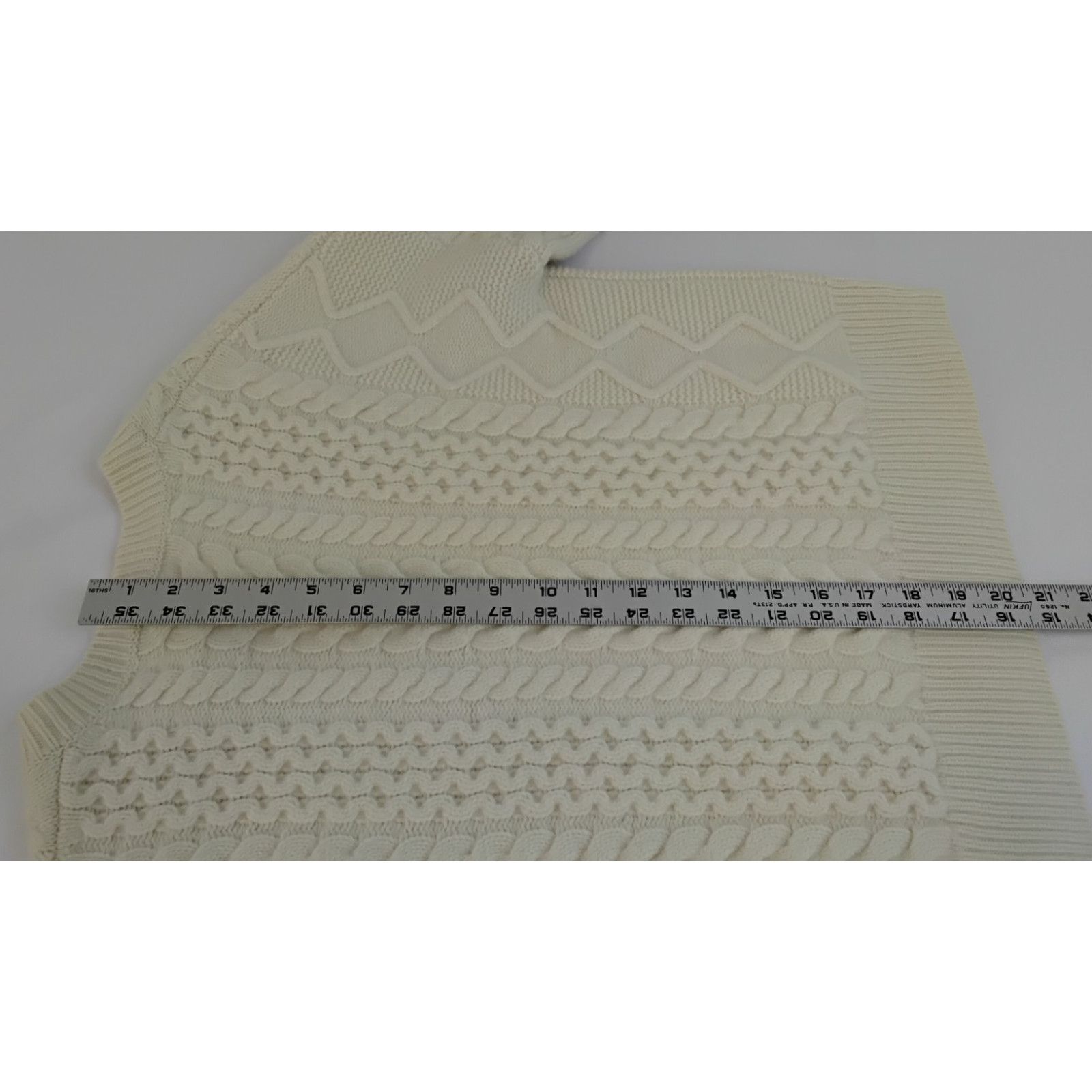 Vineyard Vines Vineyard Vines Merino Sweater Women's M Off White Crop NWT Size M / US 6-8 / IT 42-44 - 15 Thumbnail