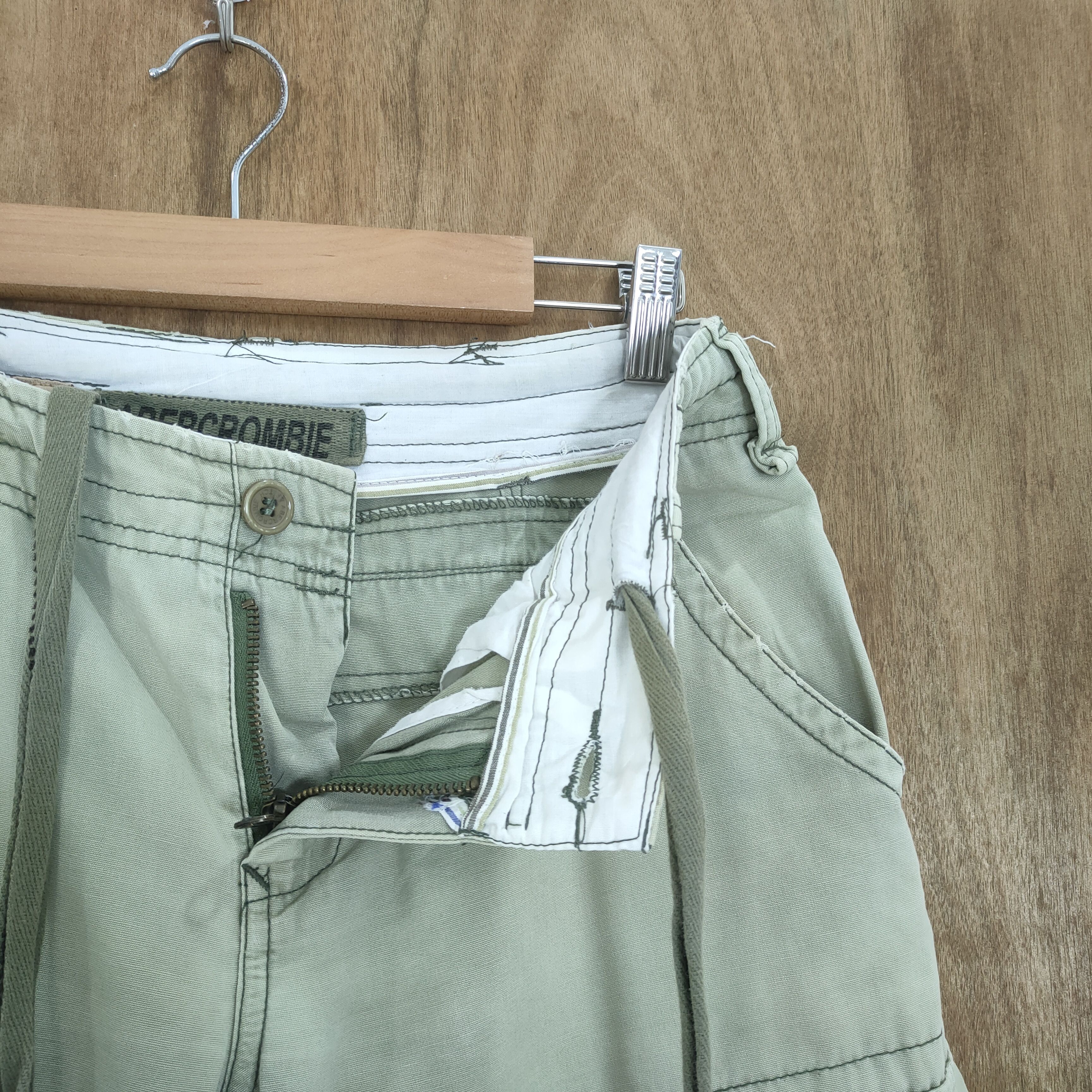 Abercrombie & Fitch ABERCROMBIE & FITCH 10 POCKET CARGO PANTS Size US 28 / EU 44 - 6 Thumbnail