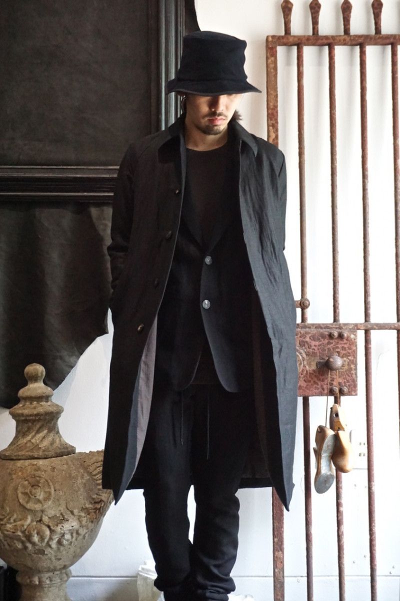 Devoa Virgin Wool/Canapa (Hemp) Soft Gabardine Coat Size US M / EU 48-50 / 2 - 4 Thumbnail