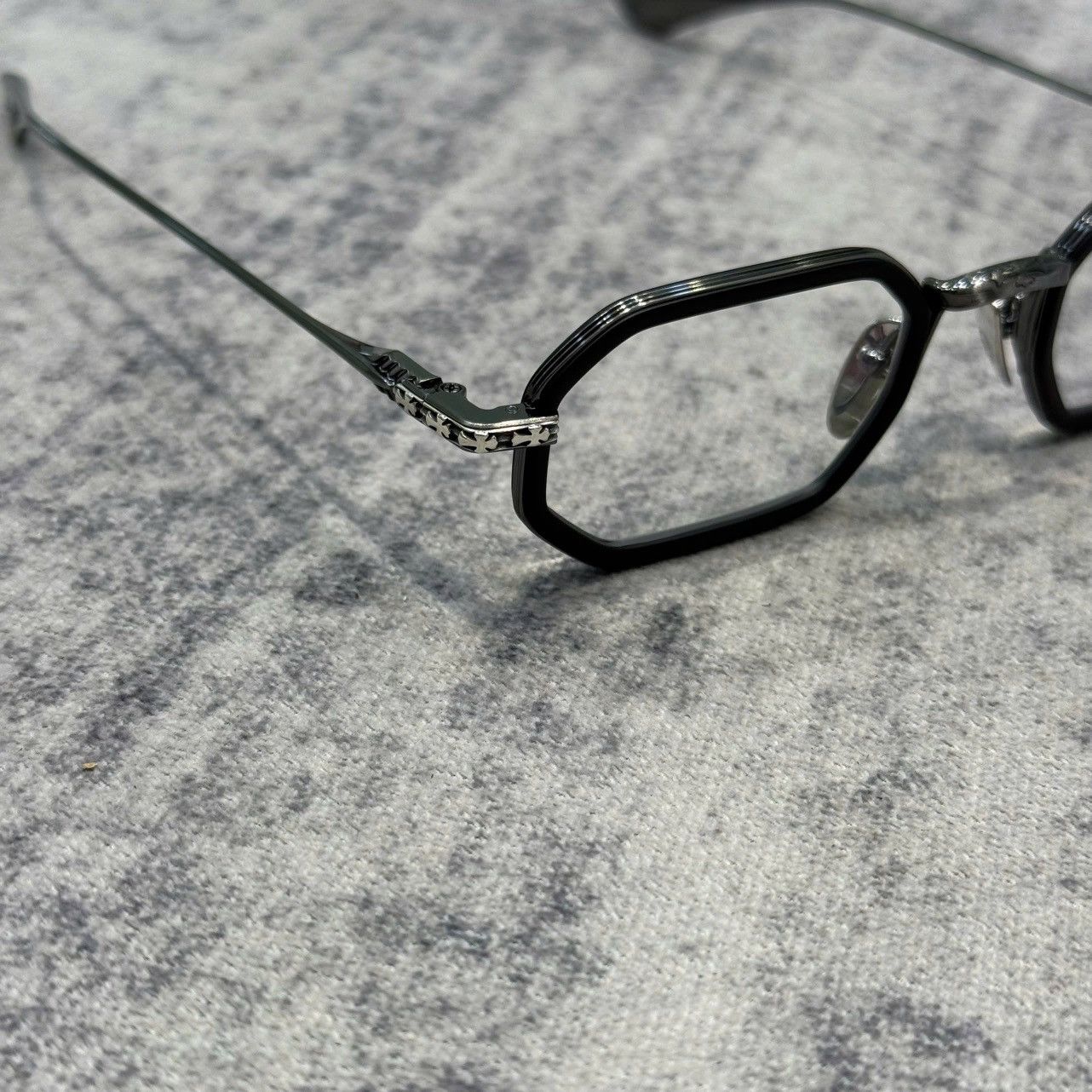 Chrome Hearts CHROME HEARTS STYLIDA MATTE BLACK/PEWTER Size ONE SIZE - 3 Thumbnail