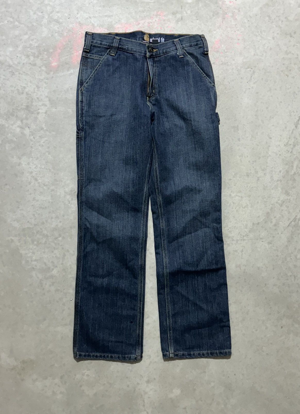 Carhartt × Vintage Carhartt Carpenter Denim Jeans 32x32 Size US 32 / EU 48 - 2 Thumbnail