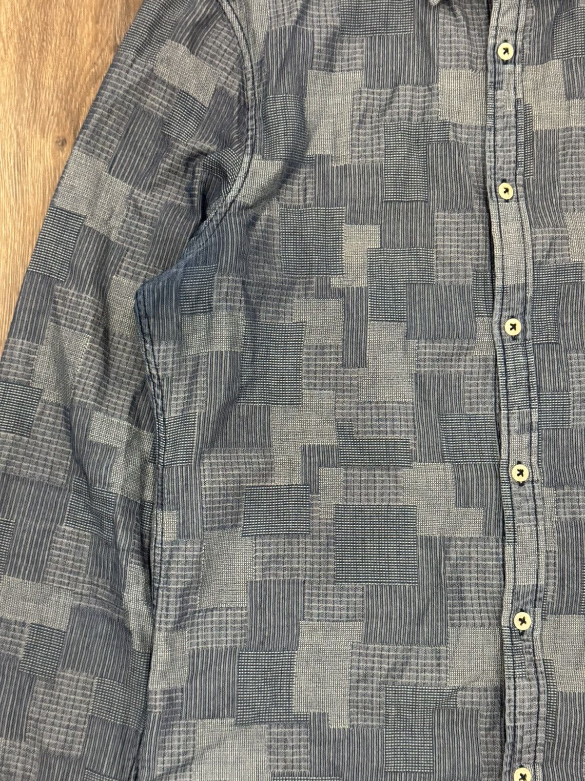 DENHAM DENHAM denim patchwork shirt Size US L / EU 52-54 / 3 - 15 Thumbnail