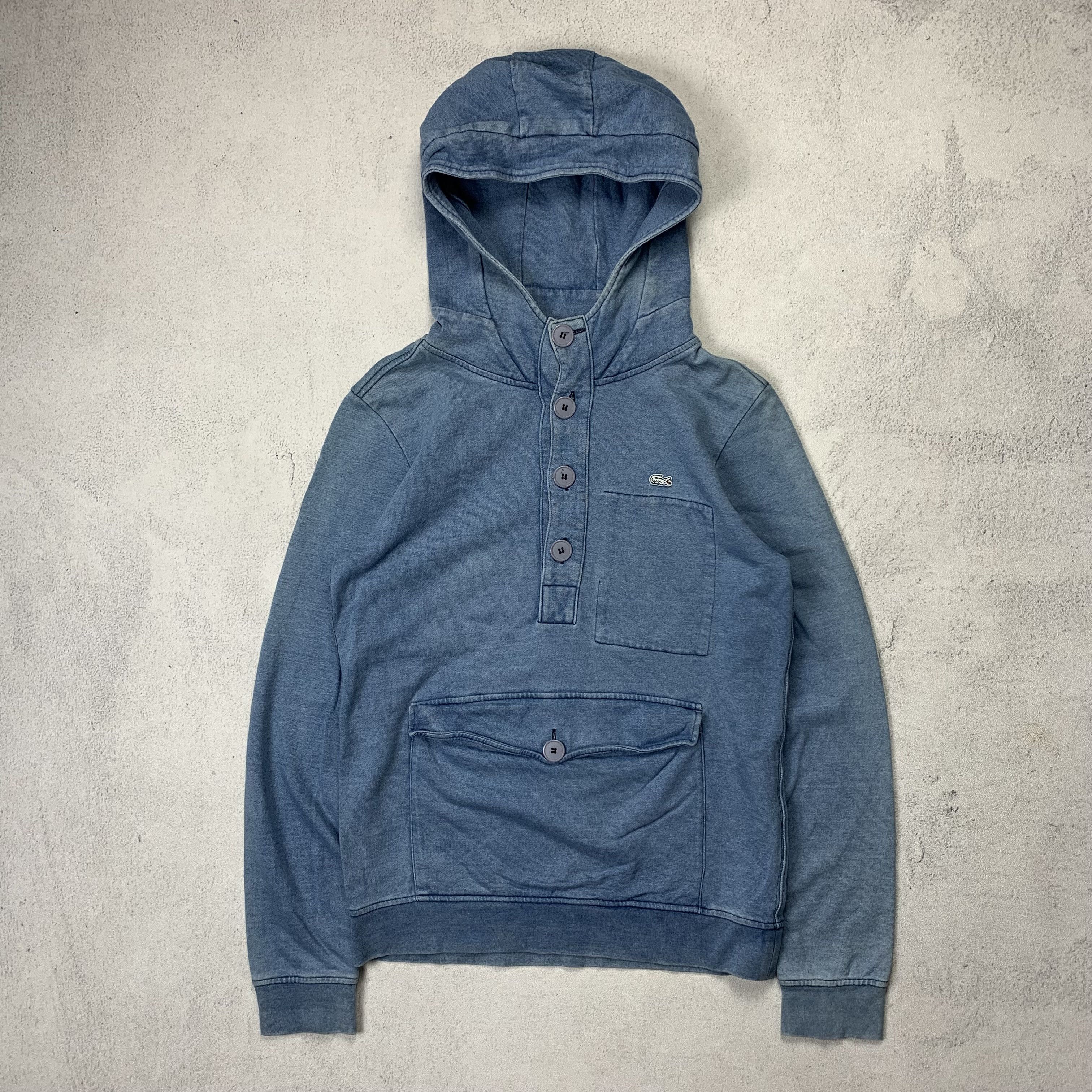 Lacoste Lacoste Hoodie Blue Denim Size US M / EU 48-50 / 2 - 1 Thumbnail