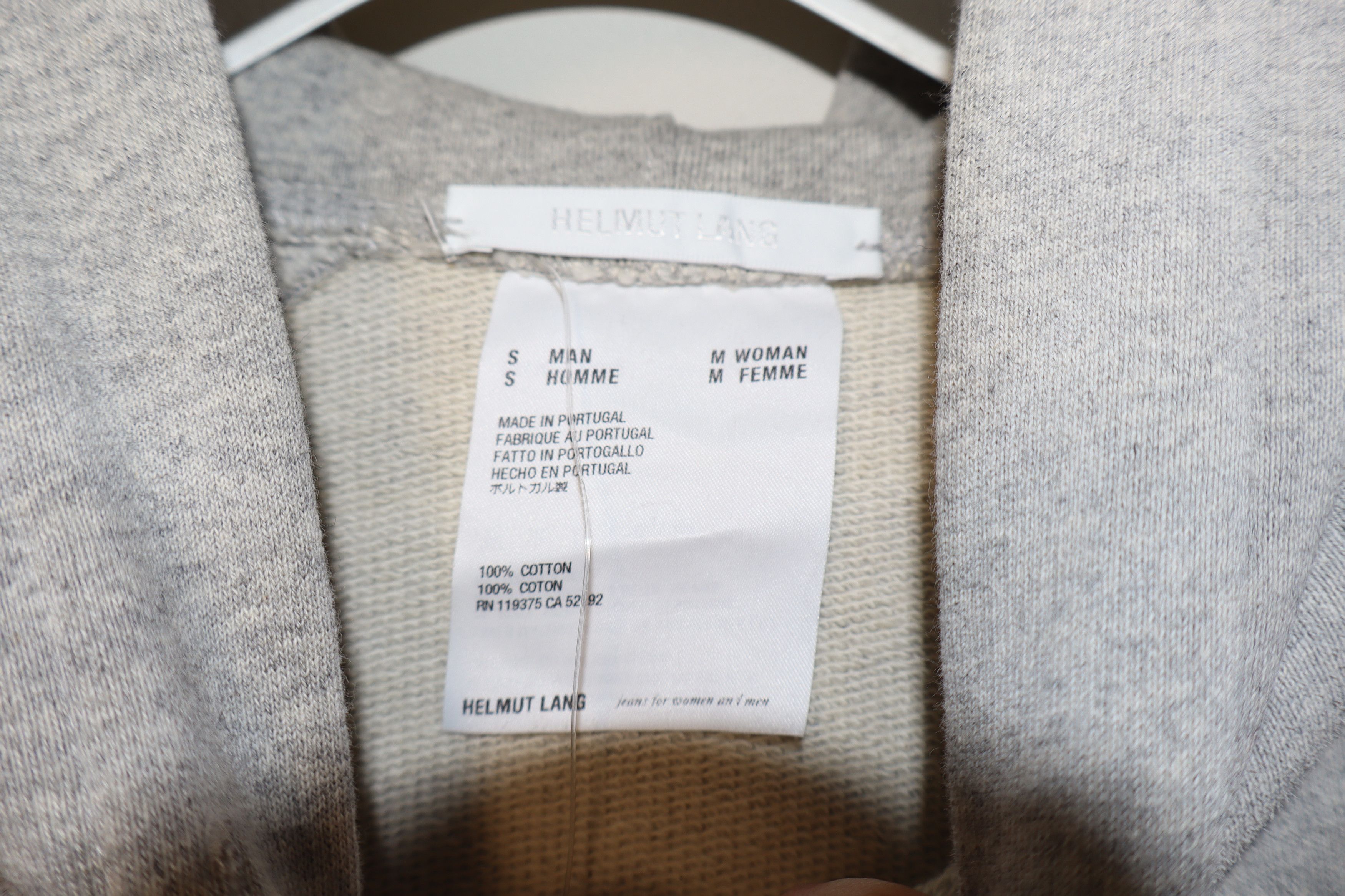 Helmut Lang Embroidered logo hoodie Size XS / US 0-2 / IT 36-38 - 3 Thumbnail