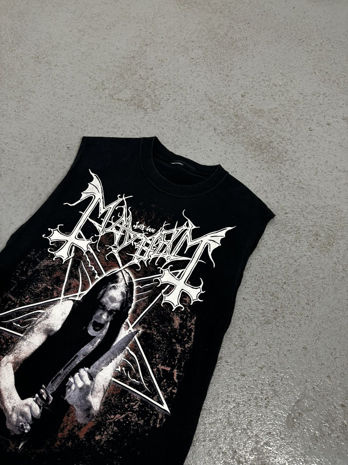 Band Tees Mayhem Death Dark Metal Rock Tank Top Size US S / EU 44-46 / 1 - 3 Thumbnail