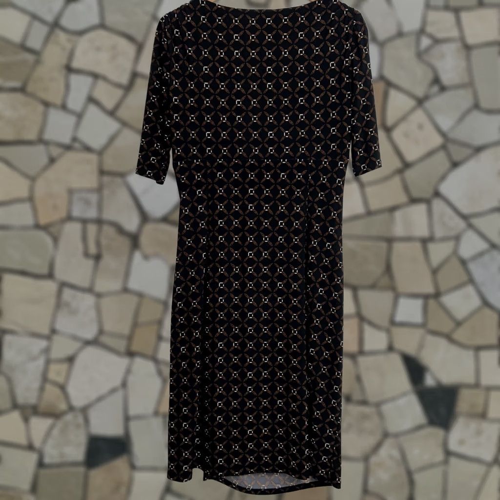 Ralph Lauren Lauren Ralph Lauren Sheath Dress Women’s 8 Faux-Wrap Black Size M / US 6-8 / IT 42-44 - 1 Thumbnail