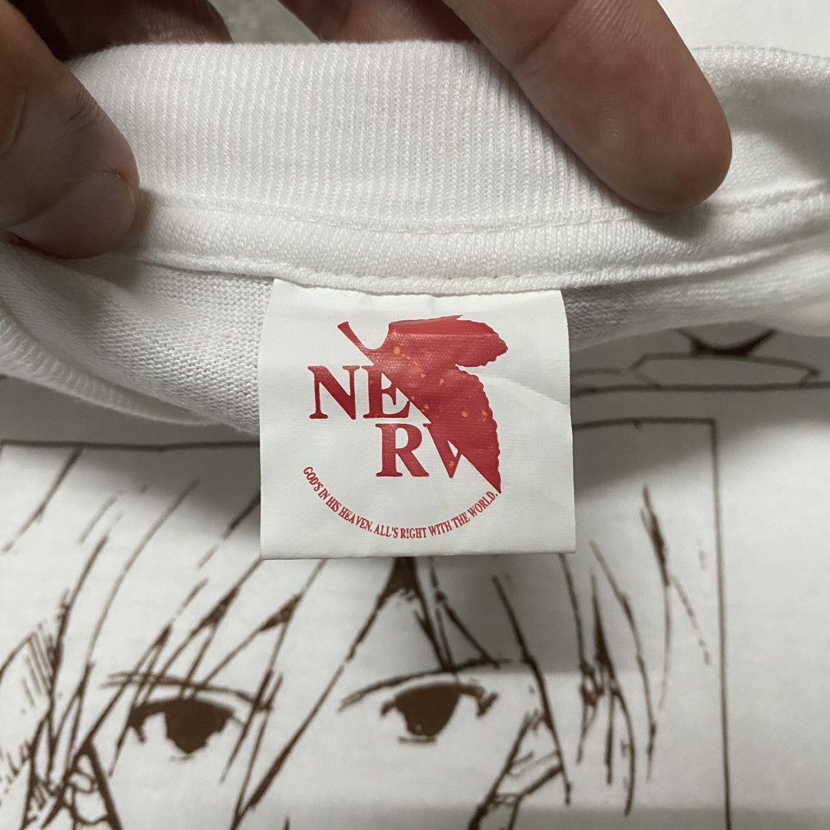 Anime VINTAGE 90’s NEON GENESIS EVANGELION ANIME T SHIRT RARE! Size US M / EU 48-50 / 2 - 3 Thumbnail