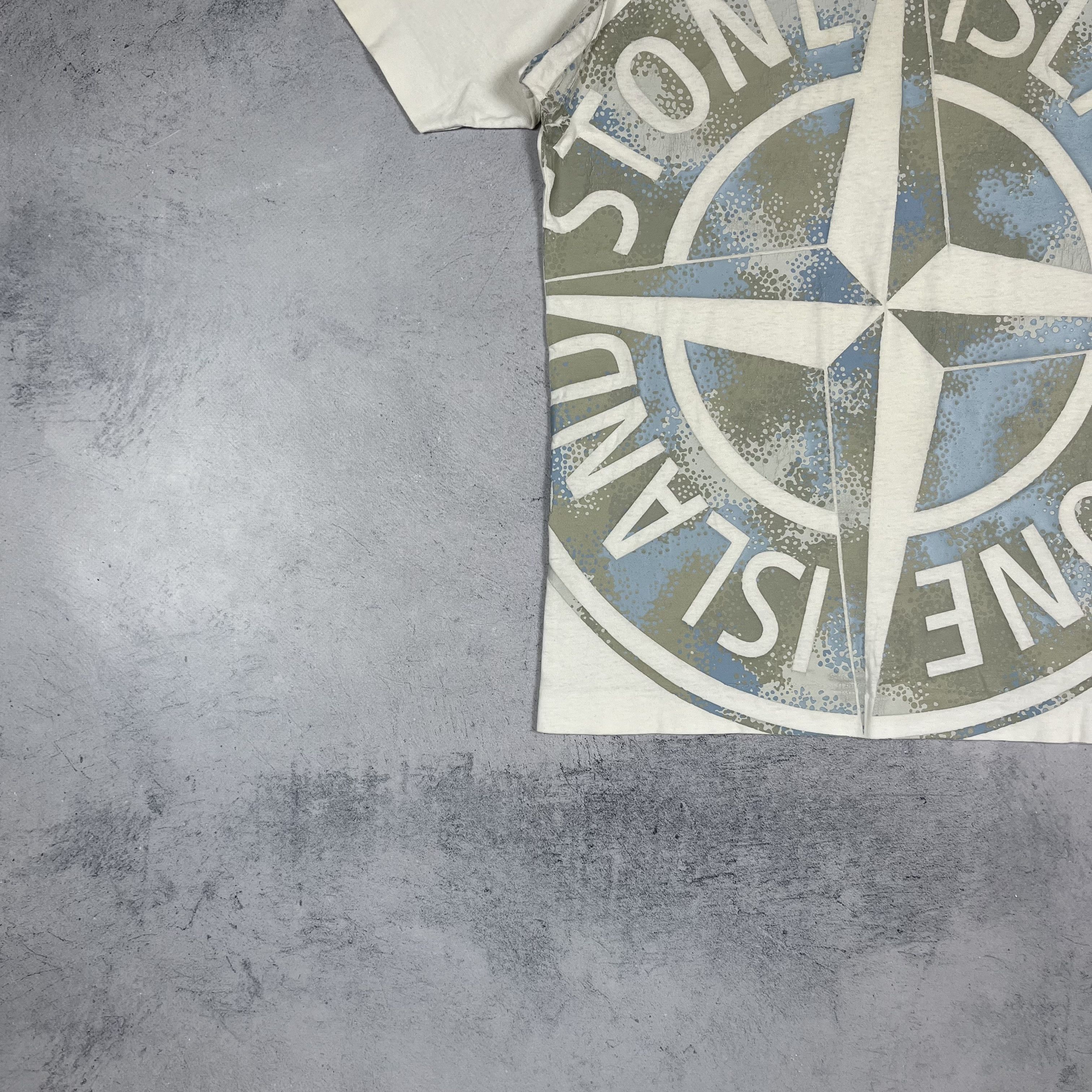 Stone Island Stone Island Desert Camo Big Logo T Shirt Size US S / EU 44-46 / 1 - 5 Thumbnail