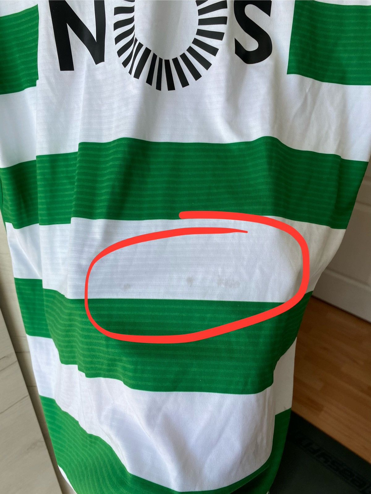 Macron 2016/17 MACRON Sporting Clube de Portugal Home Soccer Jersey Size US L / EU 52-54 / 3 - 11 Thumbnail