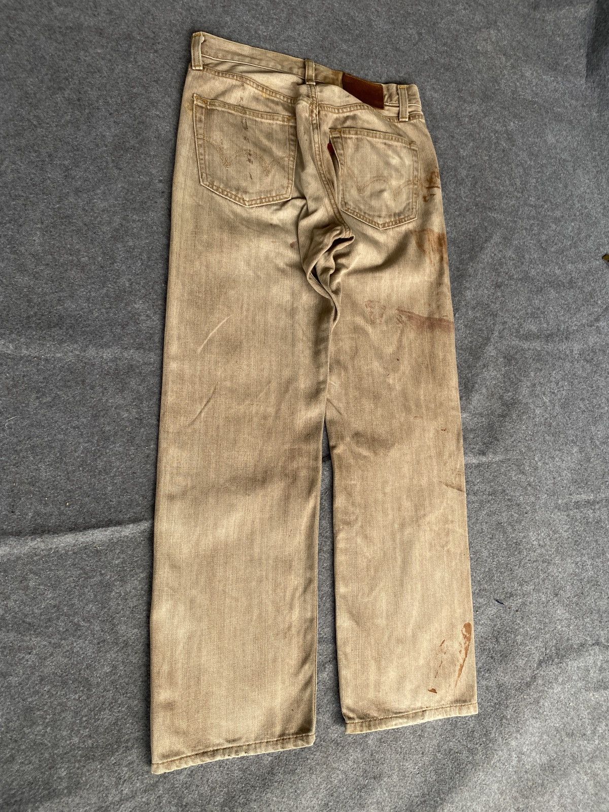Edwin × PPFM Vintage edwin 503 blue trip denim Size US 31 - 13 Thumbnail
