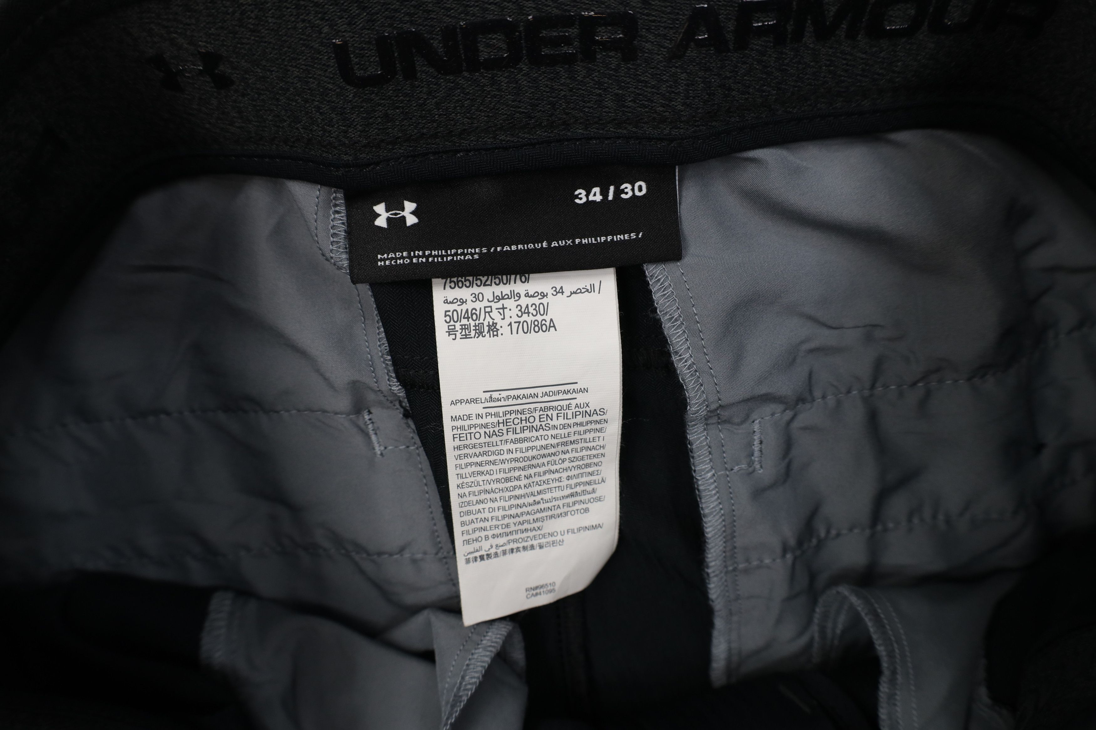 Under Armour Under Armour Golfing Golf Chino Pants Herringbone Black Size US 34 / EU 50 - 7 Thumbnail