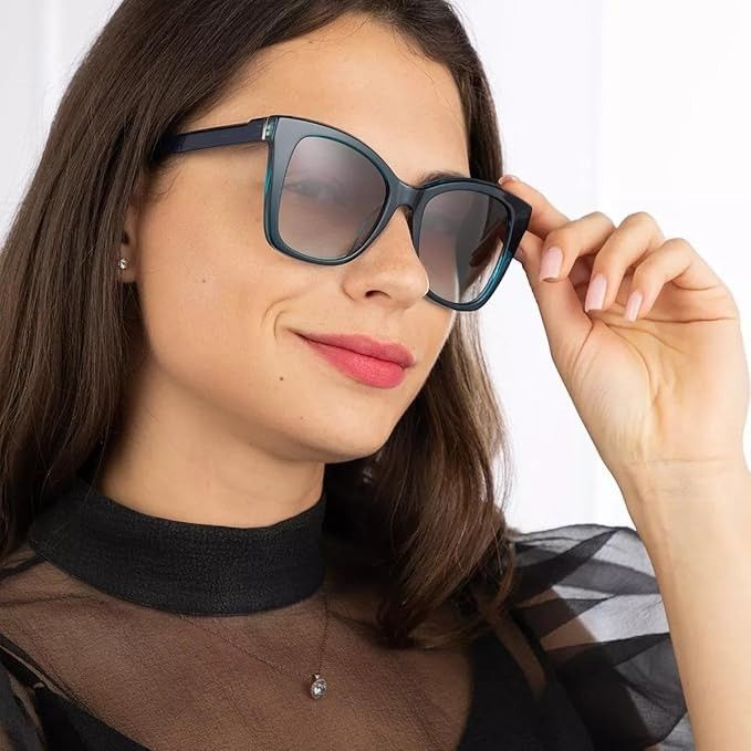 Calvin Klein Calvin Klein Women's Rectangular Sunglasses Blue Ck22530s Size ONE SIZE - 9 Thumbnail