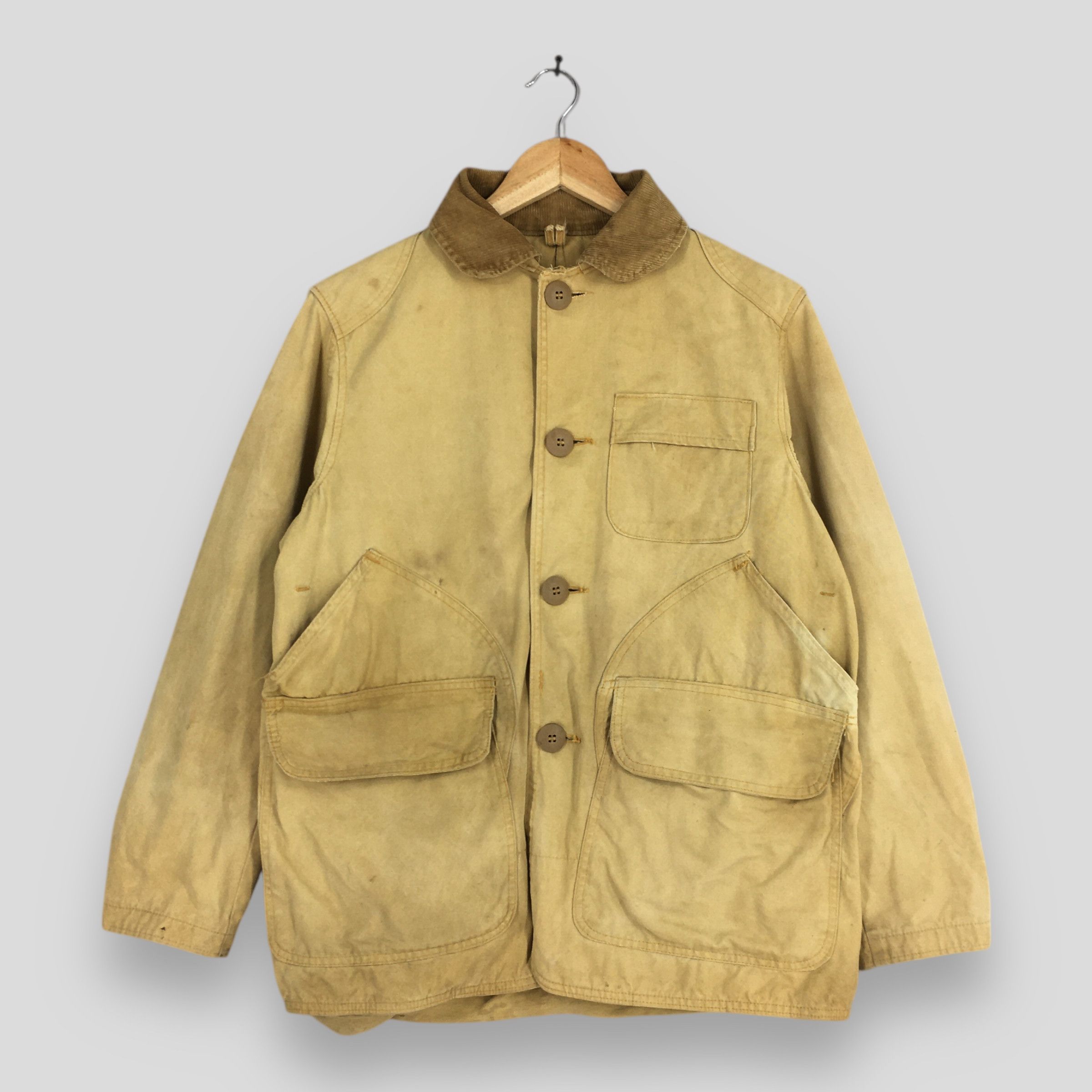 Sears Vintage 1950's J.C. Higgins Sears Brown Hunting Jacket M Size US M / EU 48-50 / 2 - 1 Thumbnail