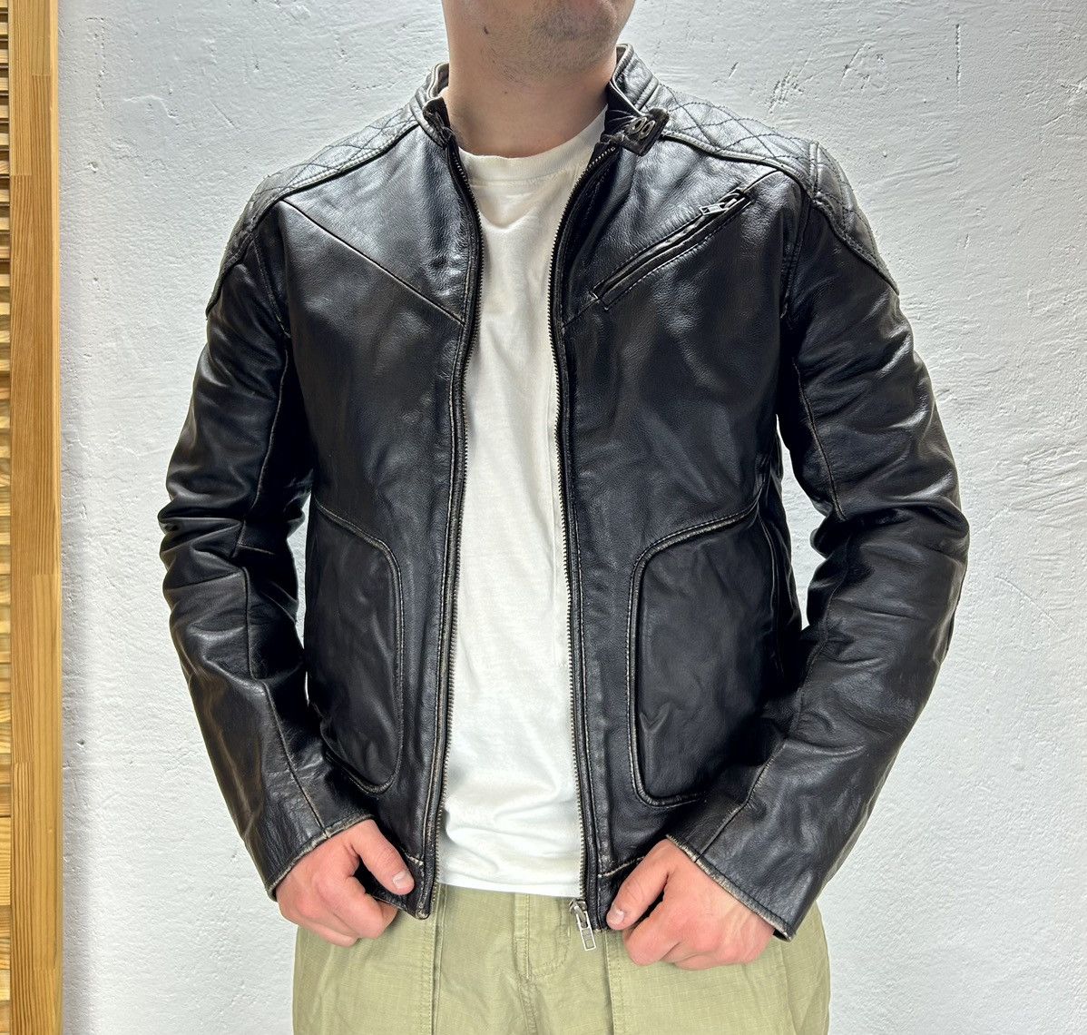 Other Leather Jacket Vintage Size S - M Dark Brown Size US M / EU 48-50 / 2 - 1 Thumbnail