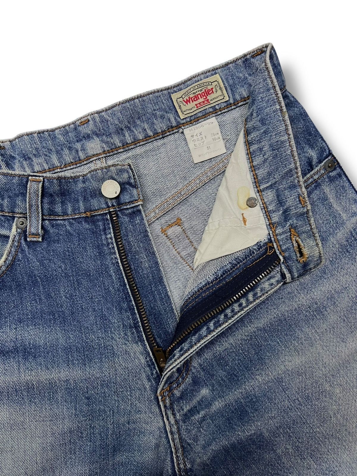 Wrangler Vintage Wrangler Red Tab Japan - Faded Wash Denim Size US 29 - 9 Thumbnail