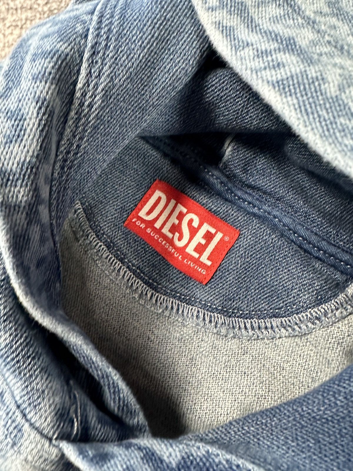 Diesel Y2K Vintage Diesel Hoodie Monogram Logo Avant Garde Rare VTg Size US S / EU 44-46 / 1 - 4 Thumbnail