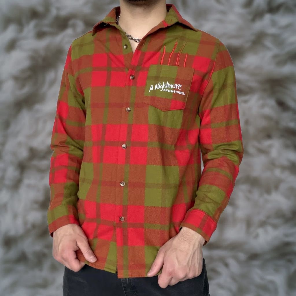 Vintage Cakeworthy Shirt Mens Small Red Plaid A Nightmare on Elm Street Freddy Flannel Jacket? Size US S / EU 44-46 / 1 - 1 Thumbnail