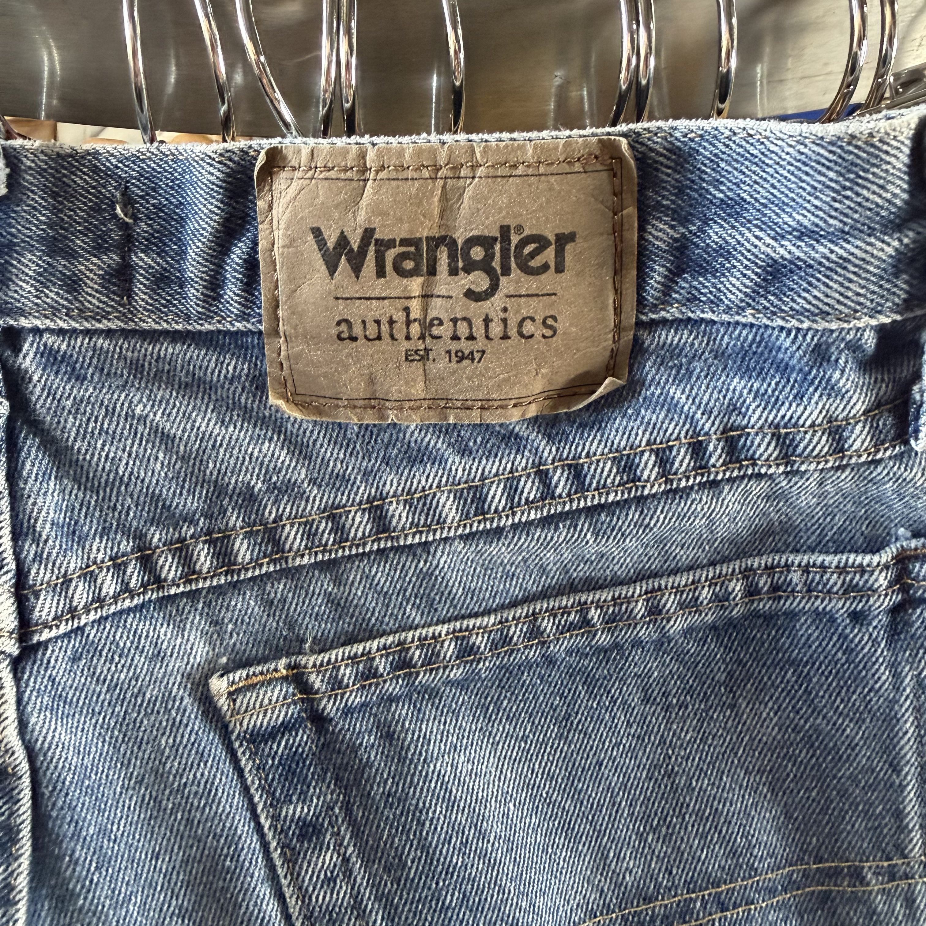 Wrangler Vtg Wrangler Jeans Mens Light Wash Straight Denim Y2K Size US 32 / EU 48 - 6 Thumbnail