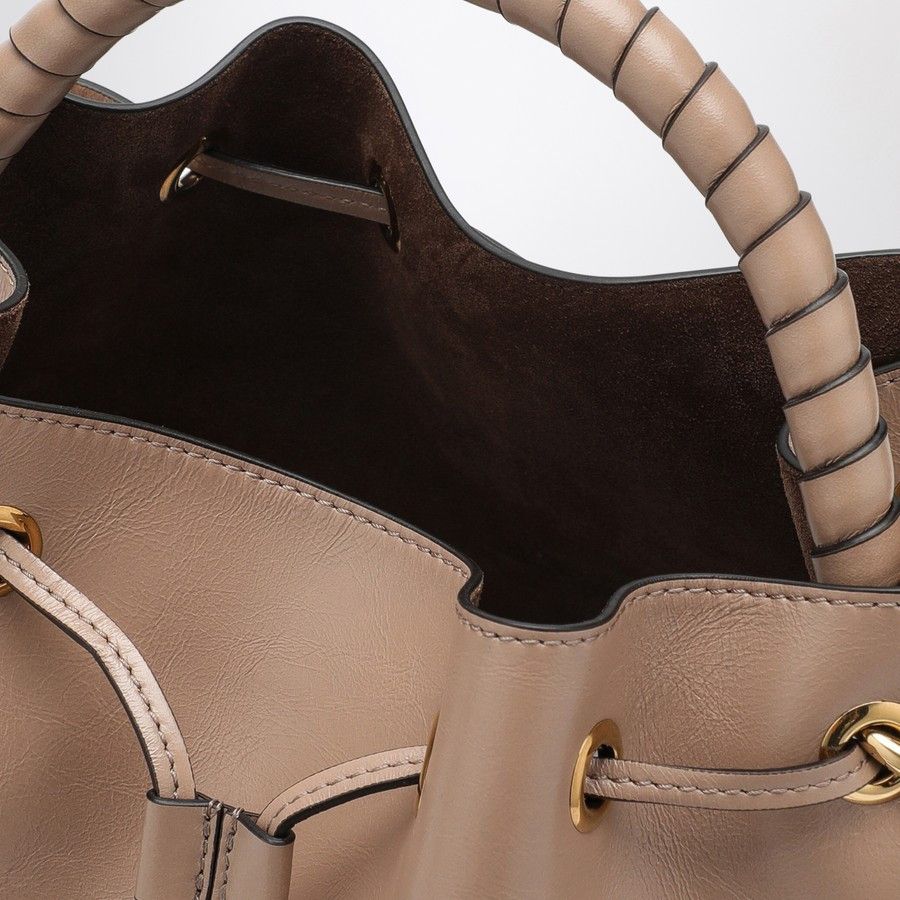 Chloe o1d2blof0824 Size : OS / Leather Bucket Bags in Beige Size ONE SIZE - 4 Thumbnail