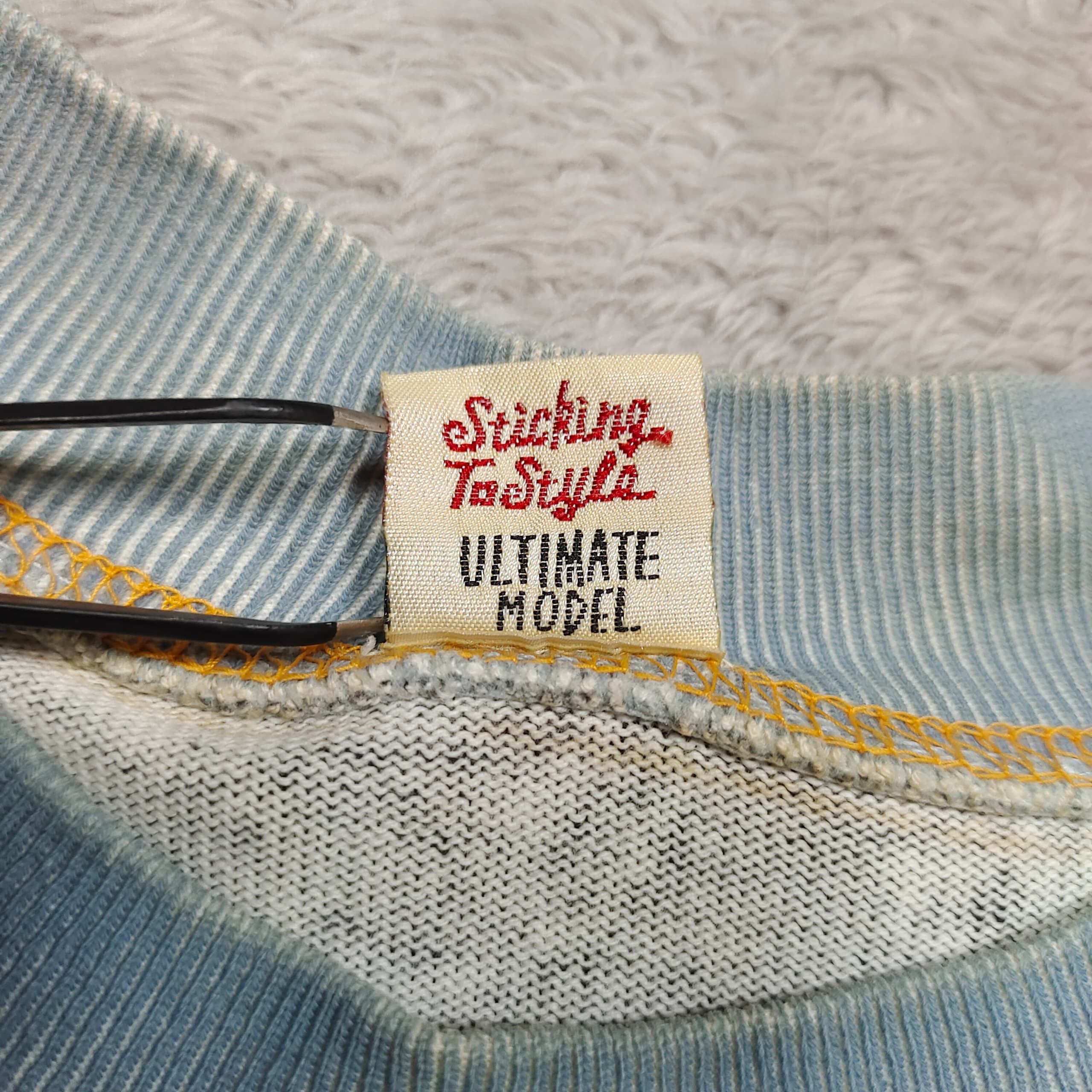 Vintage Vintage 90s Striped Long Sleeve Shirt, Surf Skate Style Size US XL / EU 56 / 4 - 8 Thumbnail