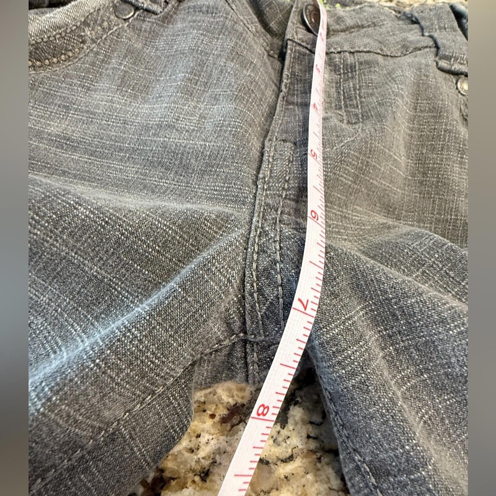 Other Hydraulic gray denim jeans distressed low rise slim SZ 7/8 Size 30" / US 8 / IT 44 - 11 Thumbnail