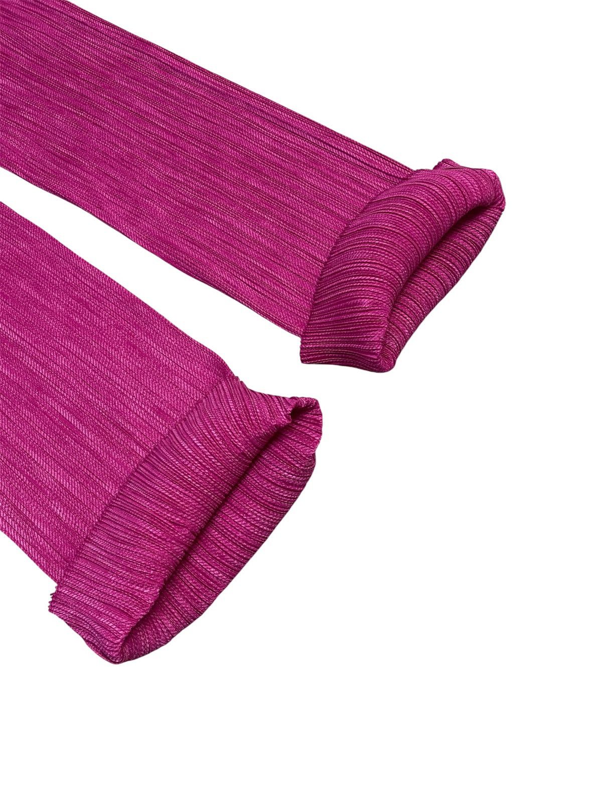 Pleats Please Issey Miyake Pleats Please Pleated Wide Leg Trousers Pants Size 28" / US 6 / IT 42 - 6 Thumbnail