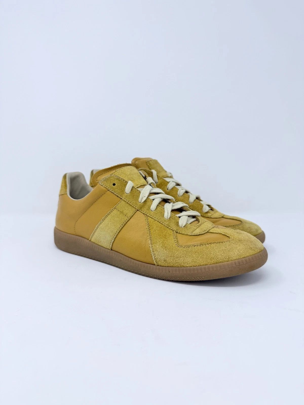 Maison Margiela Maison Margiela German Army Trainer GAT Replica Yellow Size US 8 / EU 41 - 1 Thumbnail