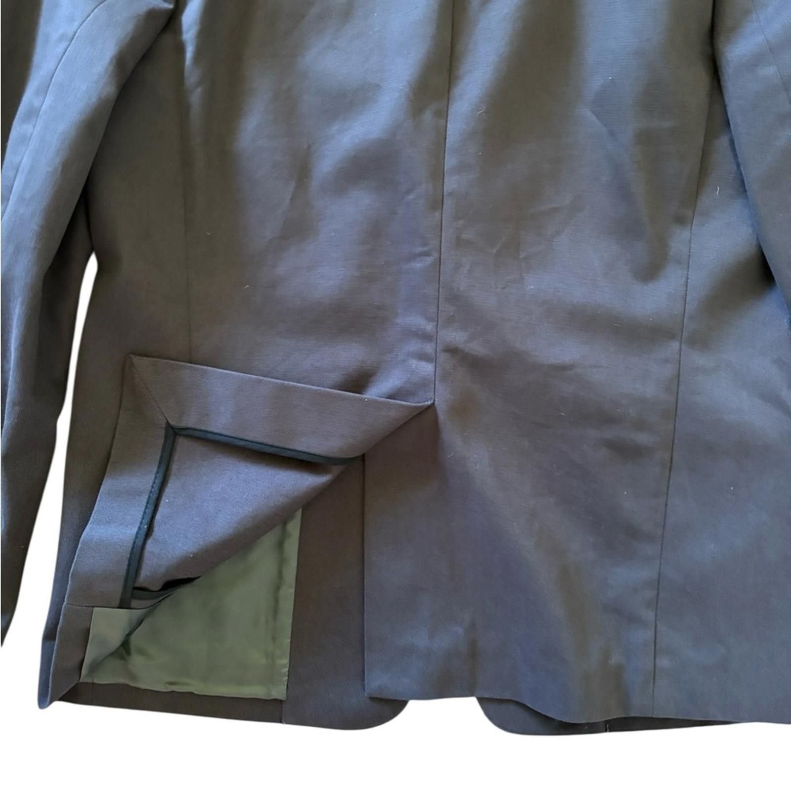 A.P.C. A.P.C. Rue Madame Paris Cotton Charcoal Gray Men's Blazer Size 42R - 7 Thumbnail