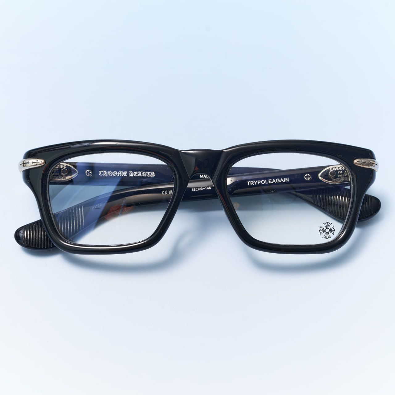 Chrome Hearts CHROME HEARTS TRYPOLEAGAIN BLACK Size ONE SIZE - 7 Thumbnail