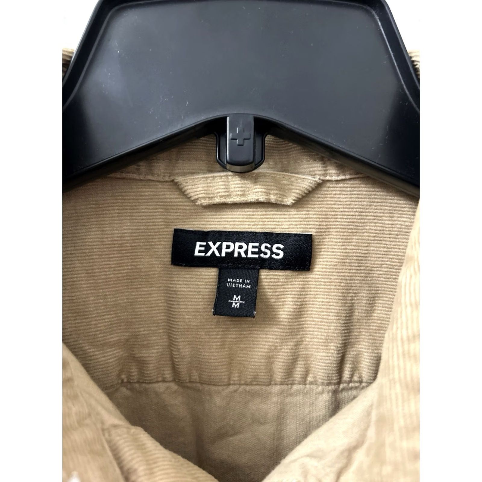 Express Express Corduroy Shirt Mens Size M Brown Tan Button Down Long Sleeve Size US M / EU 48-50 / 2 - 5 Thumbnail