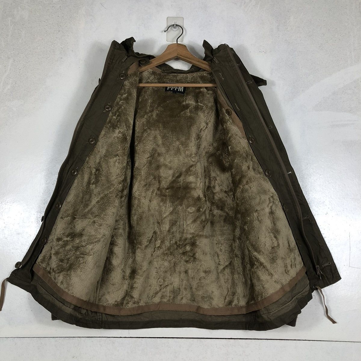 PPFM 📌VINTAGE BIKER JACKET PPFM JAPAN SHEARLING BLANKET Size US L / EU 52-54 / 3 - 14 Thumbnail