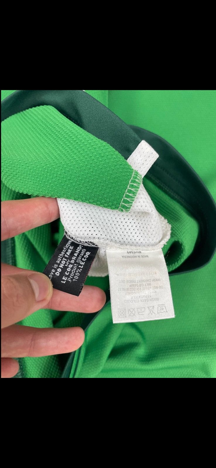 Le Coq Sportif Vintage soccer jersey Hibernian Edinburgh soccer jersey XL Size US XL / EU 56 / 4 - 8 Thumbnail