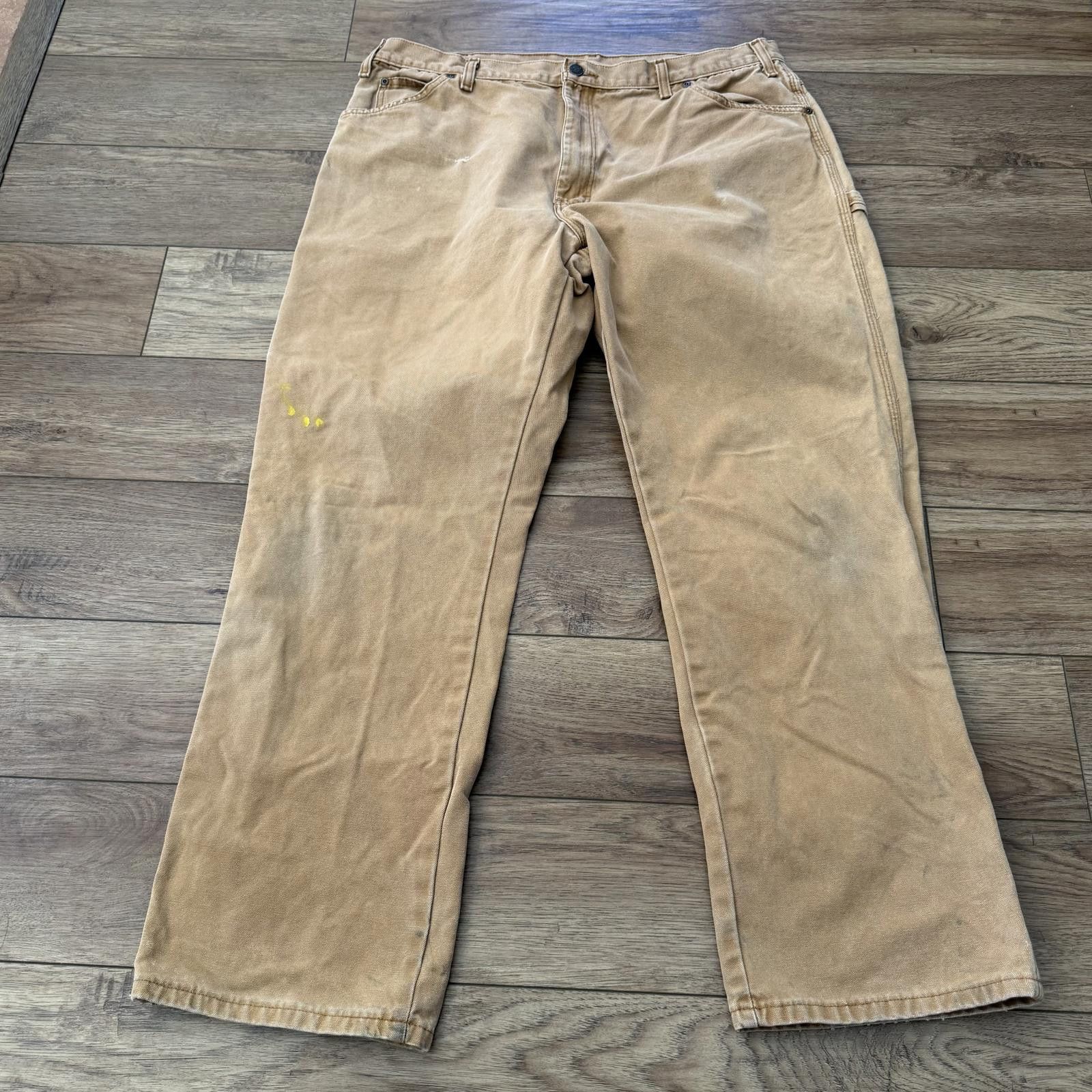 Dickies Dickies Carpenter Tan Distressed Grunge Pants 40x32 Size US 40 / EU 56 - 2 Thumbnail